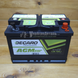 Акумулятор 12В, 70Ач, 760А (-/+) &laquo;Decaro&raquo; (Словенія) DECARO AGM Start-Stop (70Ah 12v, R, EN760) фото 1