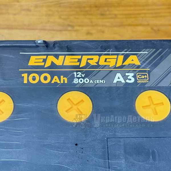 Аккумулятор 12В, 100Ач, 800А (-/+) "Energia" (Запорожье) Energia Special (100Ah 12v, R, EN800) фото