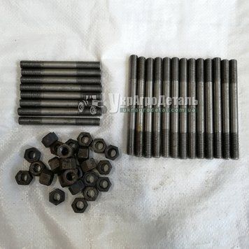 Комплект шпильок головки блока Д-65 ЮМЗ з гайками 1015155115 фото